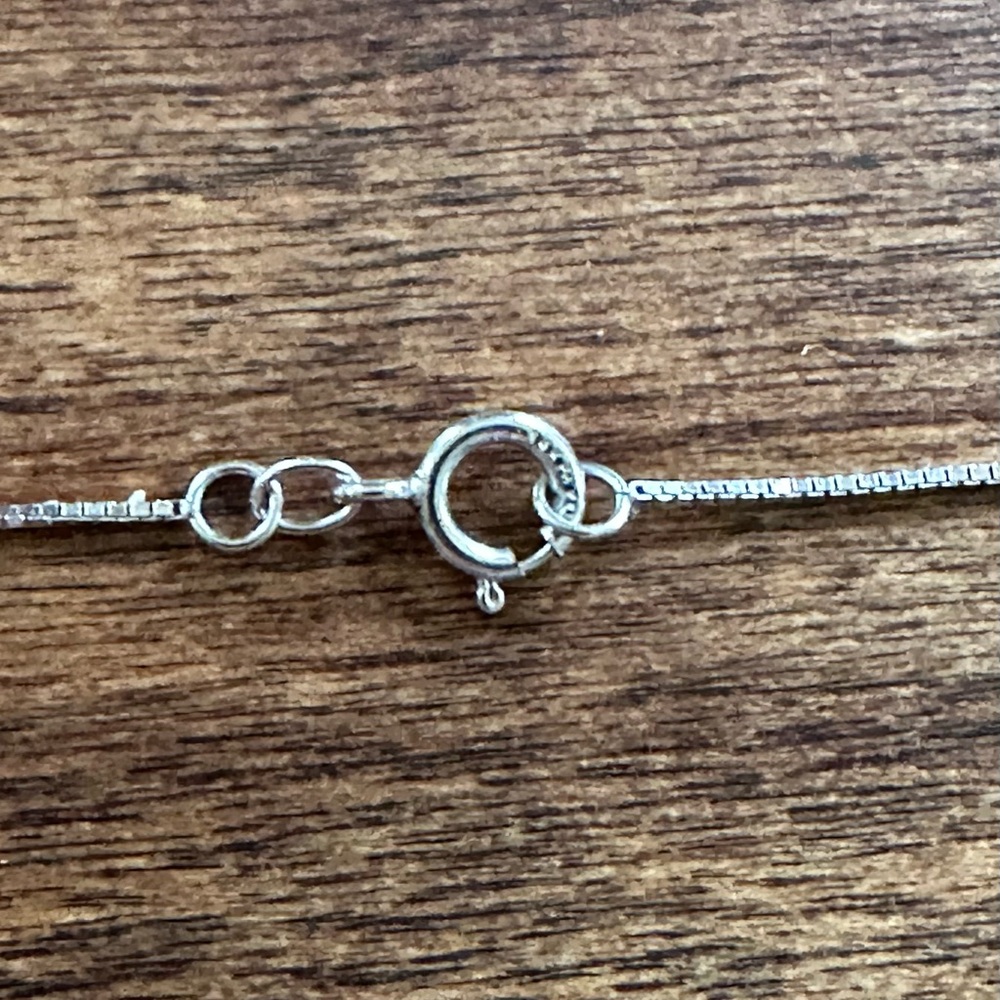 14k Solid Gold Diamond Melee Pendant Necklace - Picture 2 of 6
